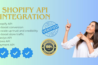 do shopify API integration and payment API integration