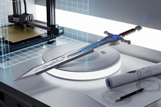 create your cosplay prop for 3d printing