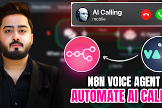 build custom ai calling agents and n8n automation workflow for your business