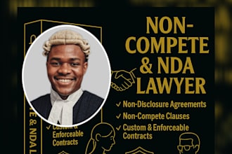draft non compete and non disclosure agreements nda