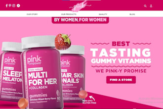 design supplement website, supplement label, fitness supplement shopify store