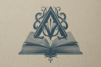design  a fantasy book novel series logo