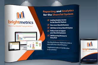 make trade show booth designs, roll up banner and exhibition trade show banner