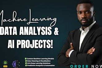 develop custom machine learning models, data analysis, and ai projects