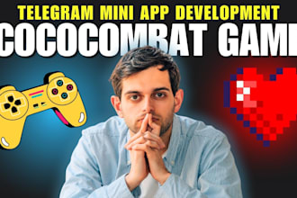 develop telegram mini app telegram mini game with built in tap to earn mechanics
