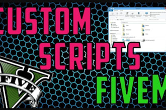 professional fivem developer custom rp server script