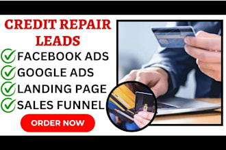 generate highly converting credit card repair leads credit leads generation