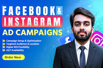 create and optimize facebook and instagram ad campaigns