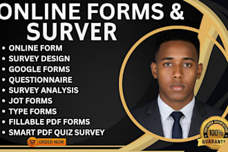 create jotform, typeform, google forms automation surveys, quiz lead generation