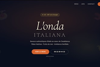 build a landing page for your business