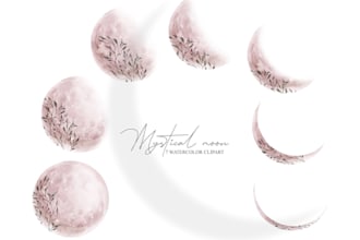 design a professional and affordable moon logo for your brand
