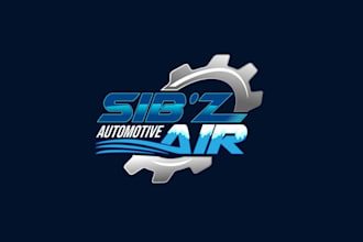 design modern professional automotive servicing logo