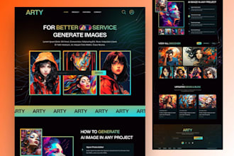 build ai art generator website, ai image generator app using gpt,flux,midjourney