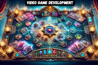 develop 2d 3d unity multiplayer card racing fighting game for android ios and pc