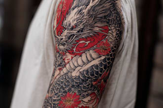 draw amazing japanese oriental tattoo