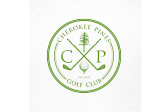 design creative unique new golf course logo