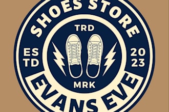 make  logo of your shoes, street wear, and sneaker store and brand