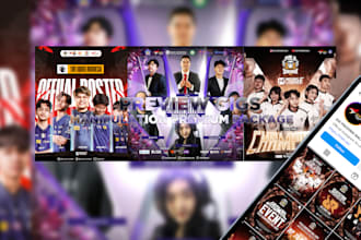 esport design social media or poster