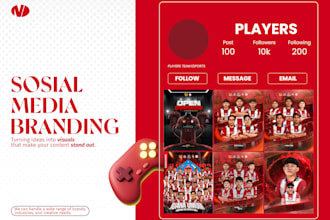 esport design social media or poster