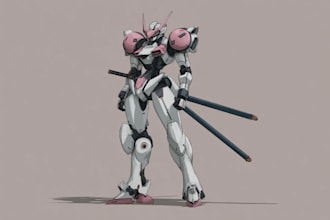 draw gundam, transformers, mecha robot concept