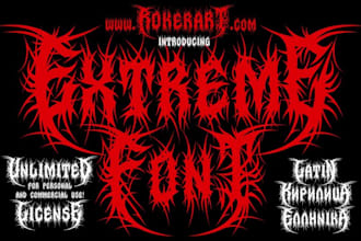 do classic black metal, death metal, doom, heavy logo