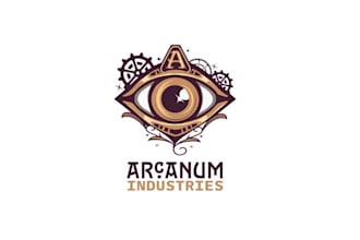 design corporate steam punk magical eye logo