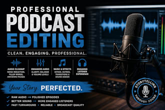 edit your podcast to sound great