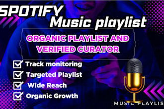 get your music to curated playlist for hot playlist placement