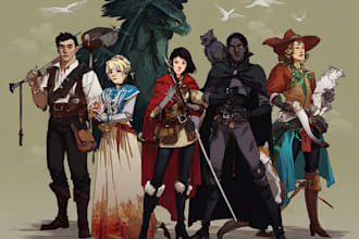 draw your dnd party
