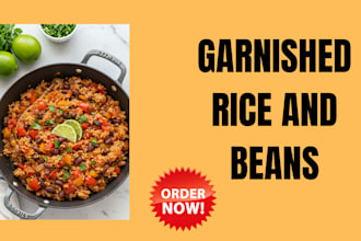 cater delicious rice and beans meals for events, meal plans, and bulk order