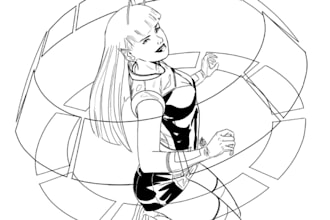do a coloring page