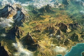 make an amazing world or regional custom fantasy map