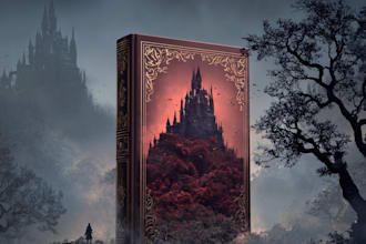 fantasy book cover design or fantasy book cover