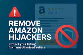remove hijackers and protect your amazon listing