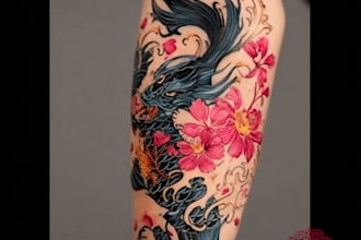 desing a tattoo in japanese style