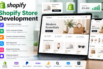 create the shopify store