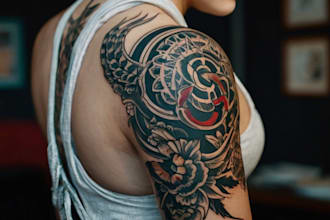 draw custom tattoo designs