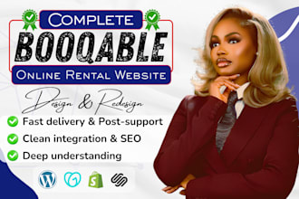 booqable online rental setup, online booking website, booqable integration SEO