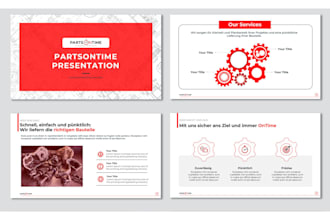 make design a premium powerpoint pitch deck presentation