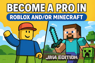 teach you any game on roblox or minecraft