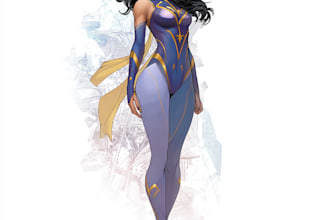 make your favorite superhero character and comic for you