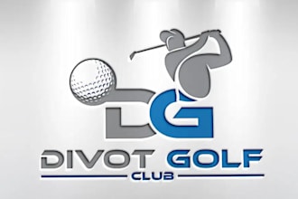 custom golf logo design golf club, tournament, brand and appare