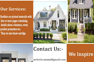 design a professionally and eye catching brochures