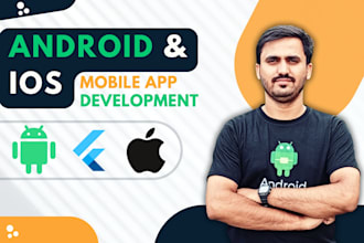 professional mobile app development for android and ios with flutter