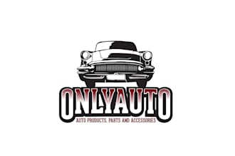 design a retro vintage custom automotive car logo