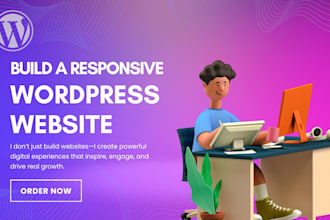 build a responsive wordpress website or blog with elementor