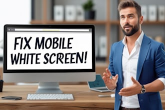 fix mobile or tablet white screen issue on your website