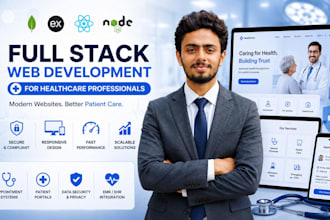 build mern web applications for hospitals clinics and healthcare businesses