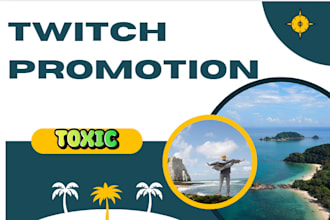 do twitch promotion for live viewers and chatters