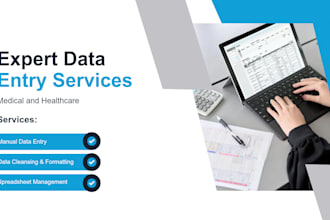 do accurate medical or nursing data entry for clinics
